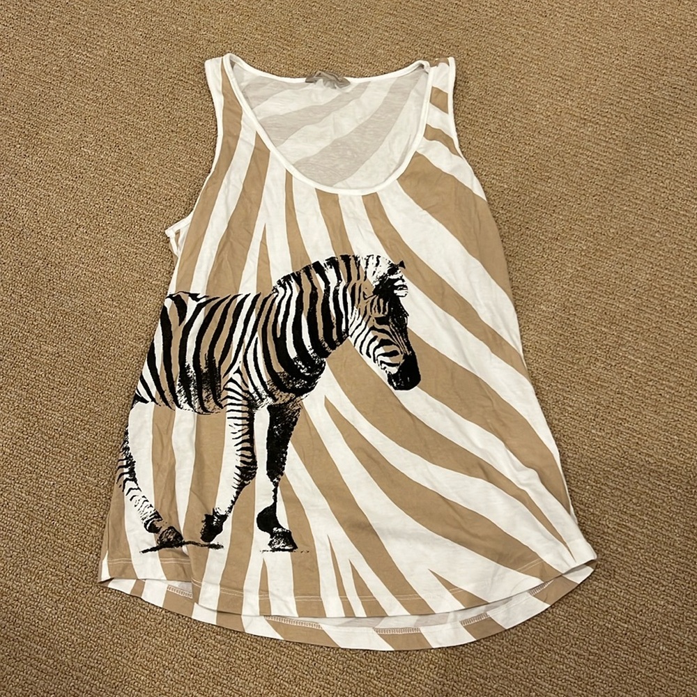 Banana Republic Zebra Tank